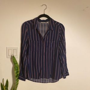 Women’s Navy button up